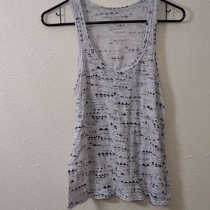 American eagle tank top size s/p lightweight fabric see through like new womens
